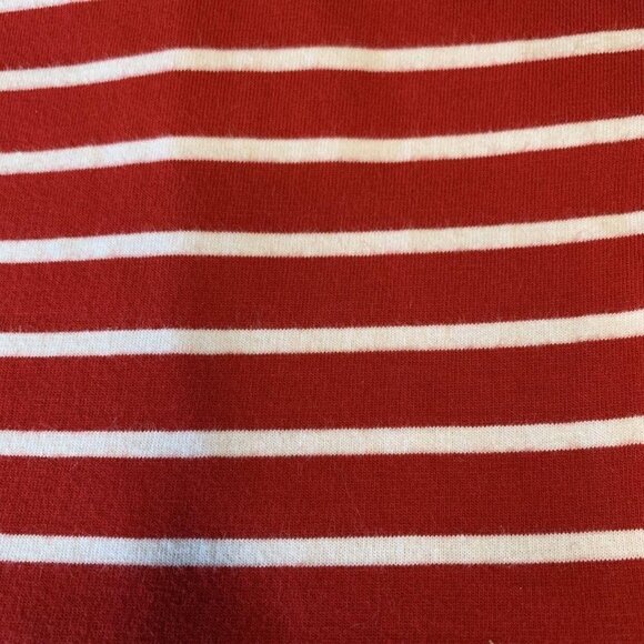 HANNA ANDERSSON Striped Dress Girls 8 130 Red Sleeveless Stripe Pockets Girl HA - Picture 4 of 6